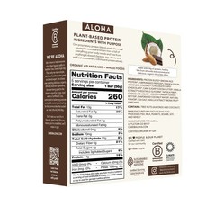 ALOHA Plant Based Protein Bars, Coconut Chocolate Almond, 14g Protein (3 Pack)