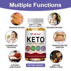 Keto Slimming capsules 2000mg Apple Cider Vinegar ACV Weight Loss 120 capsules