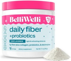 Unflavored Daily Fiber Supplement with Collagen & Probiotics 10.69 Ounce