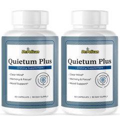 Quietum Plus- Nootropic Supplement– Brain Health & Nerve Support- 2 Bottles