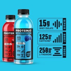 Protein2o 15g Whey Protein Isolate Hydration Drink Plus Energy & Focus, 350mg…