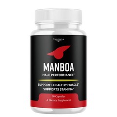 Manboa Men Daily Wellness Energy Support Supplement Capsules 1 Pack 60Ct
