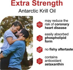 Wild-Caught Omega-3 Krill Oil 500 mg Softgels – Purity and Health in Every Dose