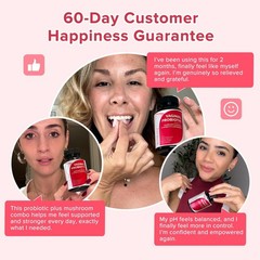 2 BOTTLES- HerAuré Vaginal Probiotic for Women PH Balance Odor Flora Immunity&7B