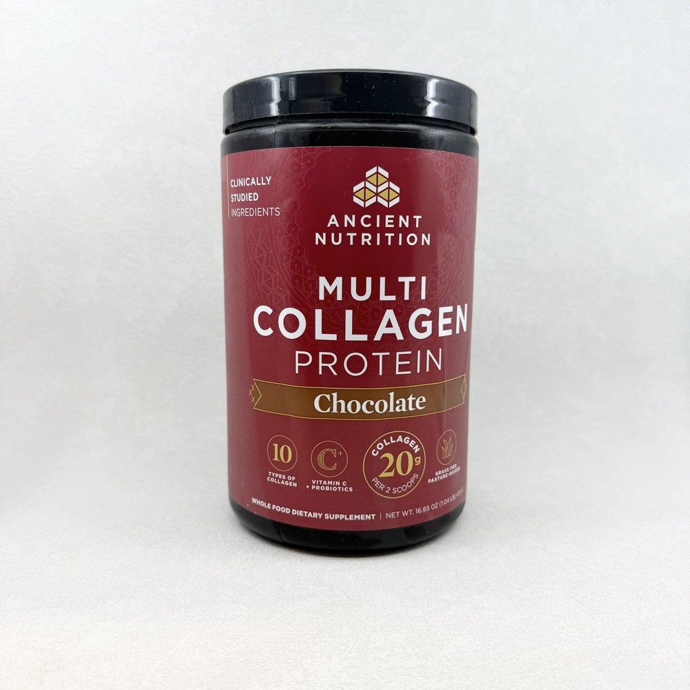 Ancient Nutrition Multi Protein Powder Animal Based Chocolate New Sealed Exp ‘28