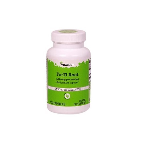 Vitacost Fo-Ti Root – 1220 mg per serving – 100 Capsules EXP. 2/2028