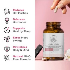 Hormone Harmony Capsules Women Relief Menopause Hormonal Balance 72 Cts EXP2028