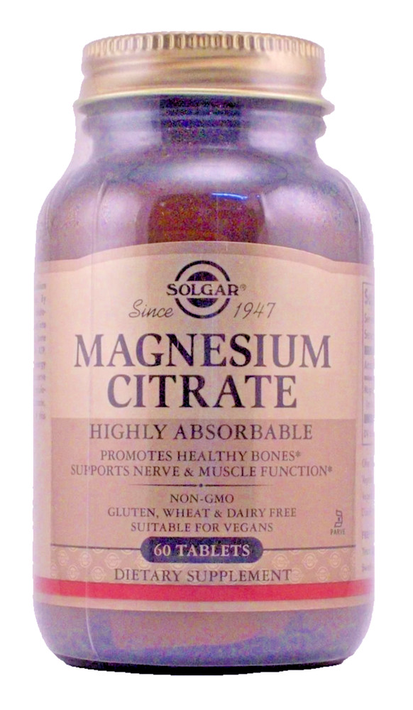 Solgar Magnesium Citrate 60 Tablets