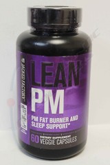 Lean PM Fat Burner & Sleep Support Veggie Capsules 60 Count Exp 05/26