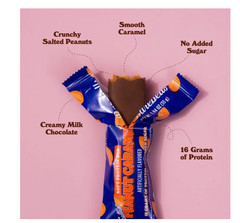 Barebells Soft Protein Bars Salted Peanut Caramel 16g Protein 24 Count