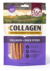Wild Eats Dog Treats, Real Duck Chew with Collagen, 5.7oz, Natural, Grain-free