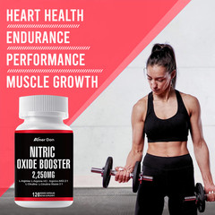 240 Nitric Oxide Booster Supplement L-Arginine Capsule L-Citrulline Pills Cap
