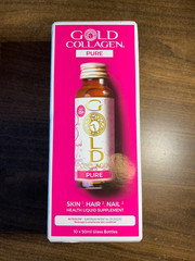 Gold Collagen Pure Plus Liquid Supplement 10x50ml New Sealed. Jan 2028 Exp.