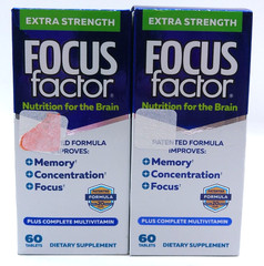 2Pk- Focus Factor, 120 Total Tablets, Exp. 9/27