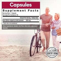 Elevate Stamina Naturally: Bountiful Beets Nitric Oxide Booster – 90 Servings