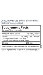 Metabolic Maintenance L-Methylfolate 10 mg 90 capsule