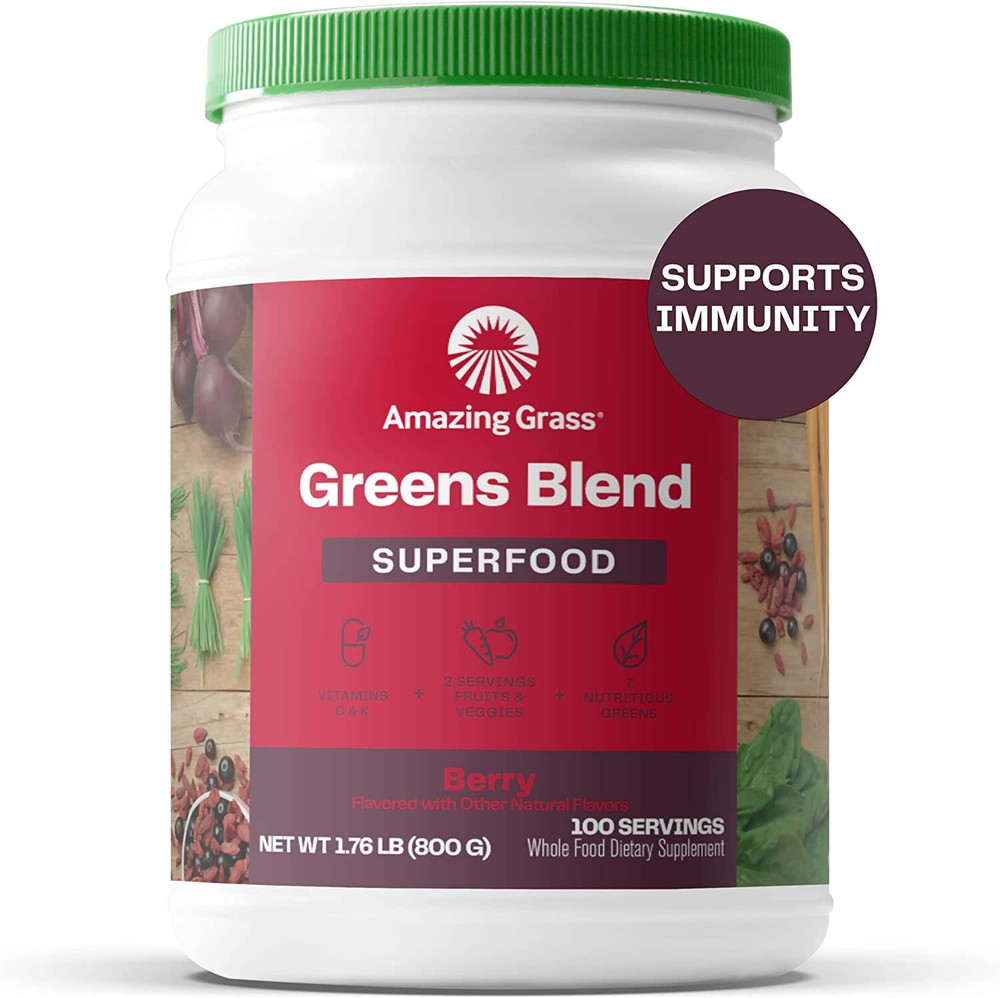 Amazing Grass, Greens Blend, Powder, 28.2 oz, 100 Servings