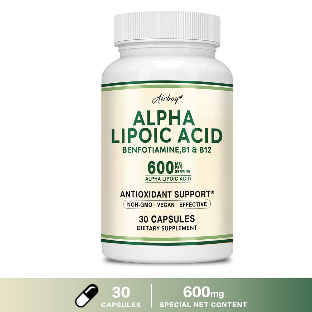 Alpha Lipoic Acid 600 Mg – Antioxidant and Metabolism Support, Weight Management