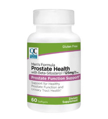 Quality Choice Prostate Health with Beta Sitosterol 125 mg 60 Softgels. 01/2025