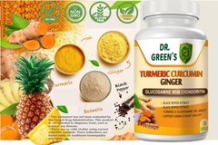 Turmeric Curcumin 1600 mg Ultra High Absorption Extra Strength 300 ct- 3 PACK