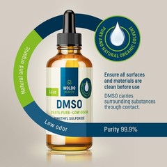 99.9% Pure DMSO Liquid – 3.38 fl oz Pharmaceutical Grade Dimethyl Sulfoxide Drop