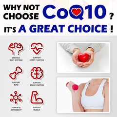 CoQ10 – Premium Coenzyme Q10 – 400mg Per Serving – 90 Softgel