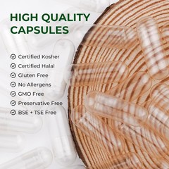Size 0 Empty Capsules-1000 Count Clear Empty Vegan Capsules Vegetarian Separated