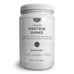 Isagenix Plant-Based IsaLean Protein Shake – Energy Powder with Whole-Food Sourc