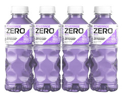 POWERADE Electrolyte Enhanced Zero Sugar Grape Sports Drink, 20 Ounce (Pack of 8