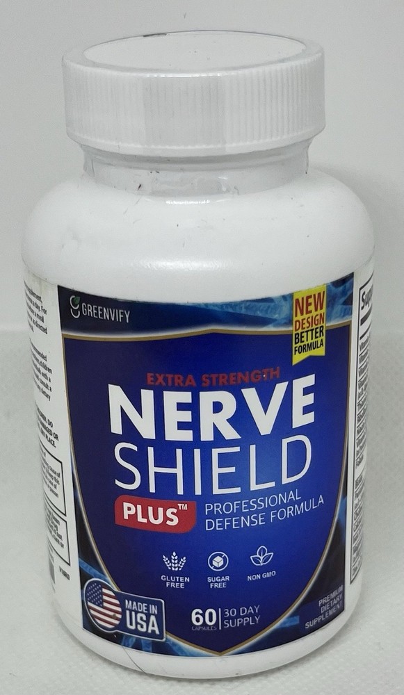 Nerve Shield plus Pro Advanced Nerve Formula with Essential Ingredients 60 Caps