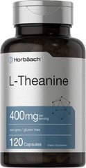 L Theanine 400mg | 120 Capsules | Non-GMO & Gluten Free | by Horbaach