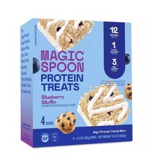 🟢 New Magic Spoon BLUEBERRY MUFFIN Treats High Protein Mini Cereal Bars 5.6oz