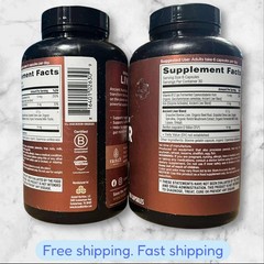 FOR 2 Ancient Nutrition Grass-Fed Liver 180 Caps EXP06/2026+ NEW SHIP