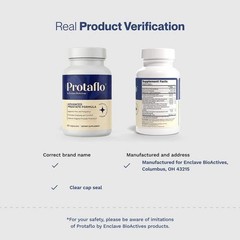 Enclave BioActives Protaflo Prostate Formula 60 Capsules D3 Zinc Supplements