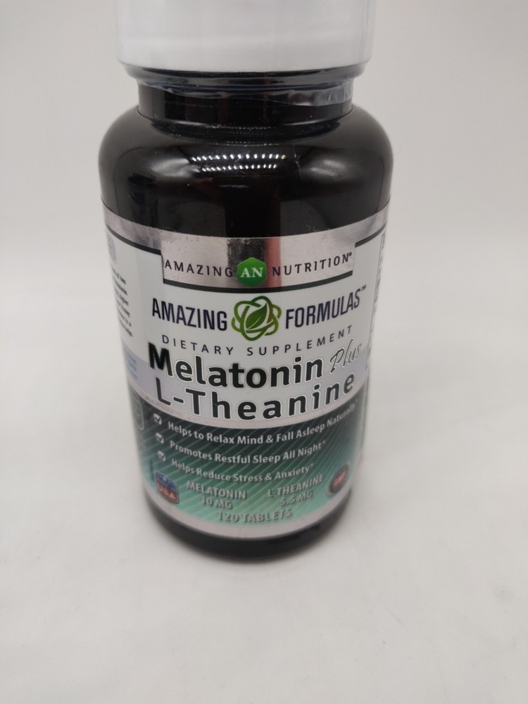 Melatonin Plus L-Theanine, 120 Tablets