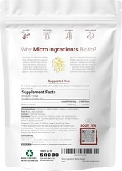 Extra Strength Biotin 5,000mcg Coconut Oil Softgels – One Supply of Beauty