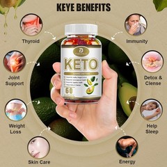 Keto BHB Fat Burner Weight Loss Supplement Support Rapid Fat Burning 60 gummies