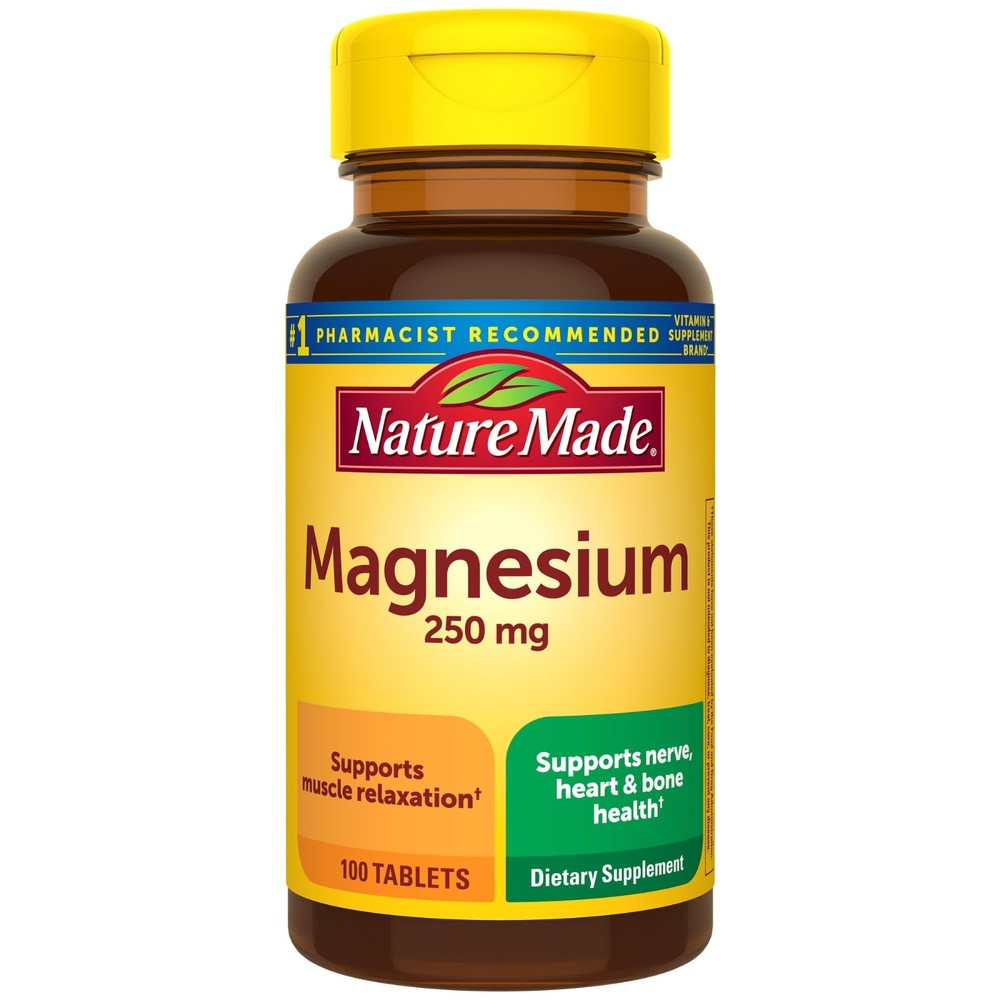 Magnesium Oxide 250 Mg, Dietary Supplement for Muscle, Heart, Bone and Nerve Hea