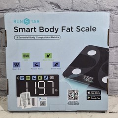 Runstar Smart Scale for Body Weight and Fat Percentage with Fitness App 400lb