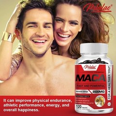 Maca Root Capsules Black Red Yellow Maca Herbal Supplement for Men Women