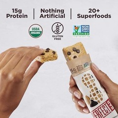 Perfect Bar, Dark Chocolate Chip Peanut Butter Protein Bar, High Protein, Organi