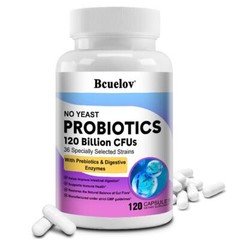 PROBIOTICS 120 Billion CFUs With Prebiotics & Digestive Enzymes General Wellness