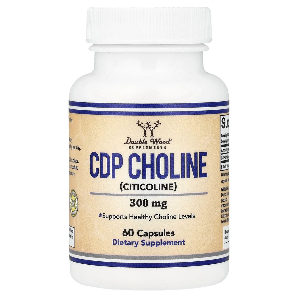 CDP Choline, 300 mg, 60 Capsules