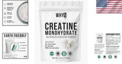 3.5 oz Creatine Monohydrate – Easy Mixing Unflavored Supplement for Both Genders