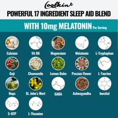 Melatonin+Sleep Aid Complex – Ashwagandha,Chamomile,L-Taurine, 5-HTP, L-Theanine