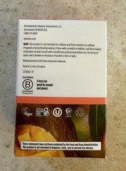 Arbonne Energy Fizz Ginseng Fizz Sticks Mango Peach Flavor, 30 Count, NIB