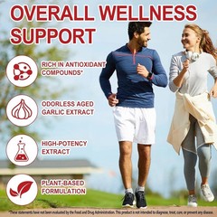 Odorless Garlic 7500Mg per Servings, 300 Softgels | 2 Years Aged Garlic Extra…