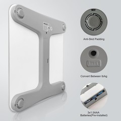 Body Fat Scale, WGGE Smart Digital Bathroom Weight Scale Highly Accurate