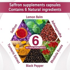 Saffron Extract Supplements 88.5mg,240 Softgels, 4 Month Supply- Boost Energy &