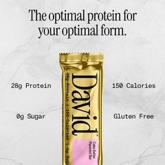 David High Protein Bars No Sugar – Sugar Free Protein Bars, Low Carb, Gluten